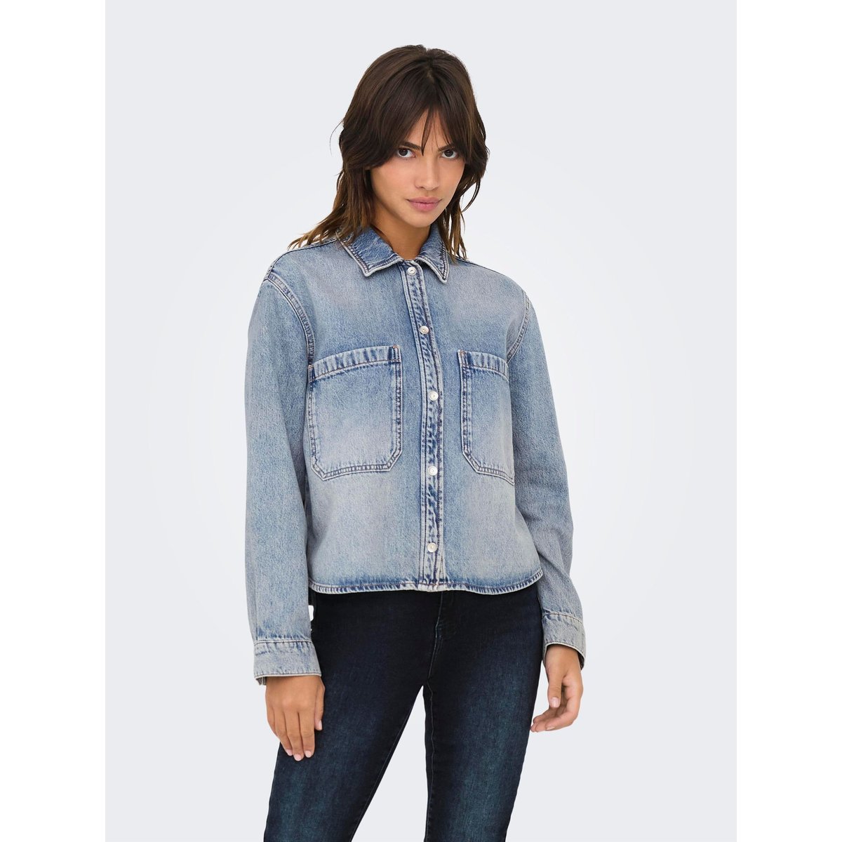 Chemise En Denim light blue denim, ONLY