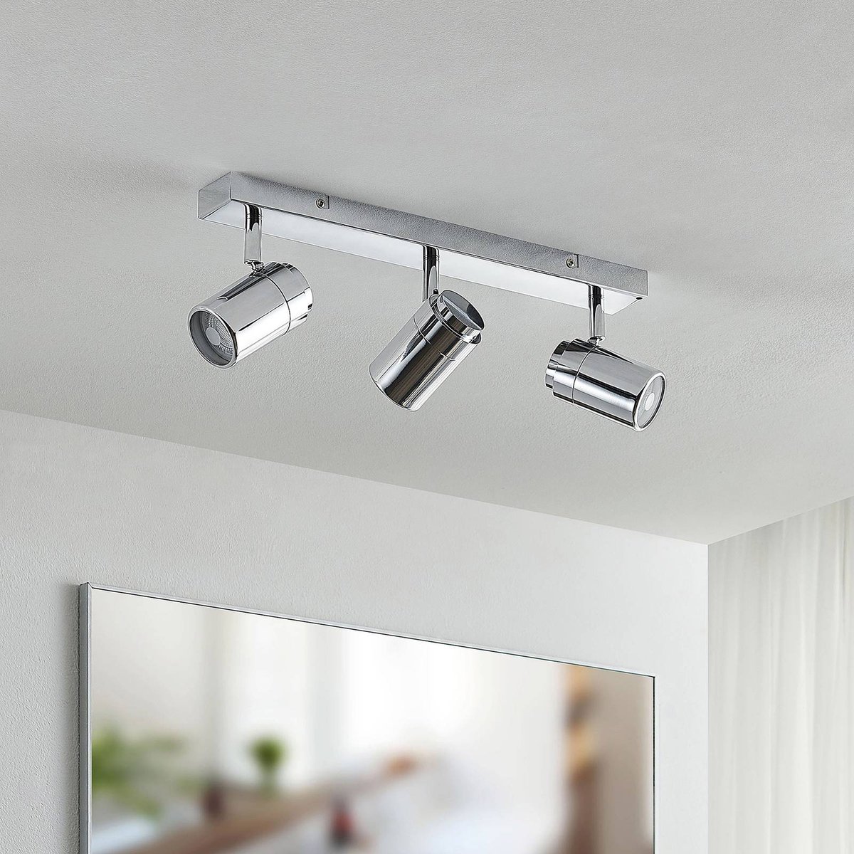 Spot en métal moderne, Remilan chrome, LINDBY