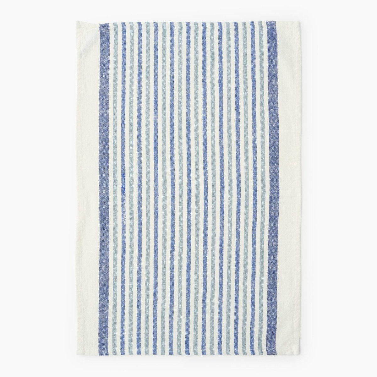 Torchon tissé teint rayé, 50x70cm, 100% coton electrique, MONOPRIX