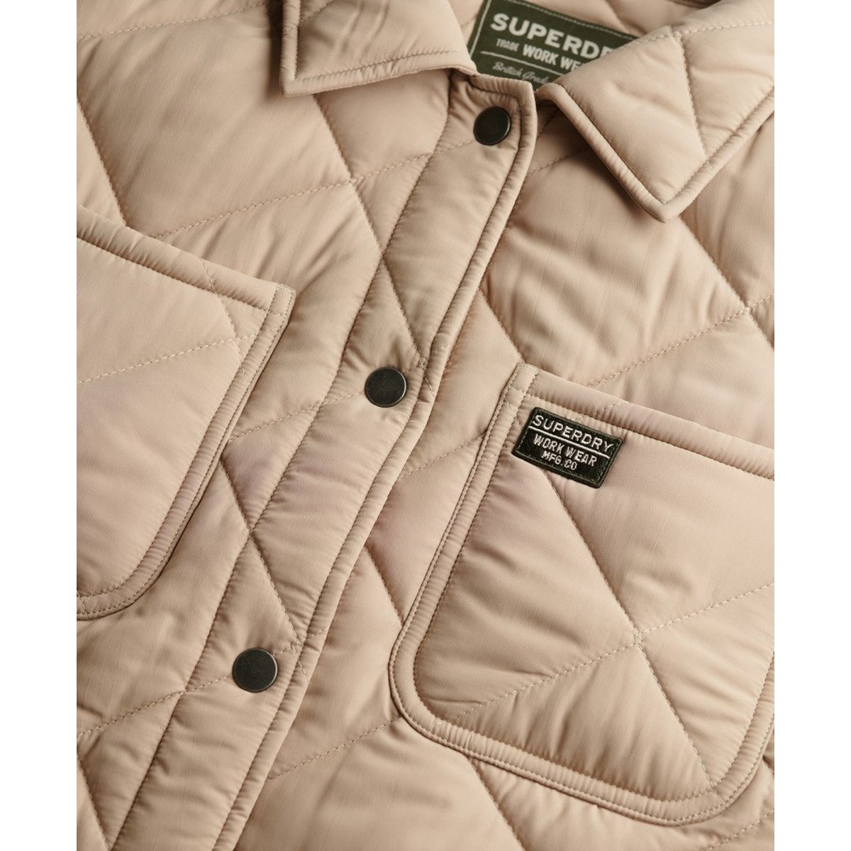 Veste Matelassée Chore Liner beige humus, SUPERDRY