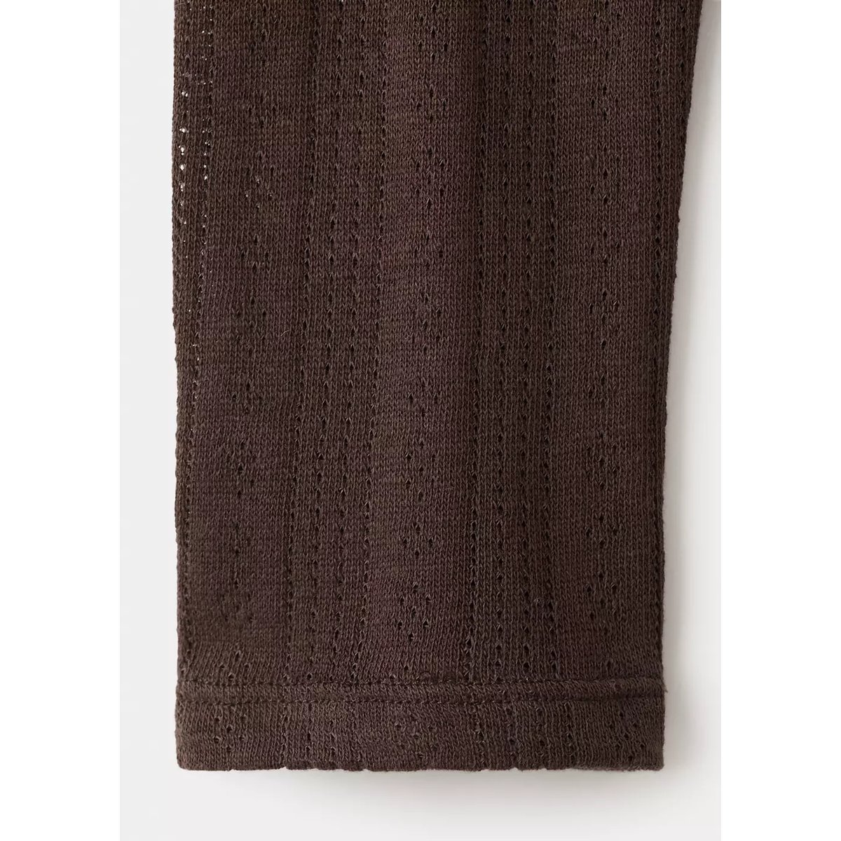 T-shirt en maille fine marron, MANGO TEEN