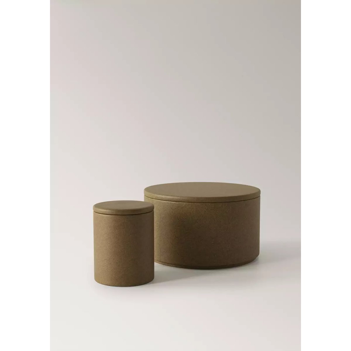 Bougie parfumée en céramique EVERGREN 1550 g marron, MANGO HOME