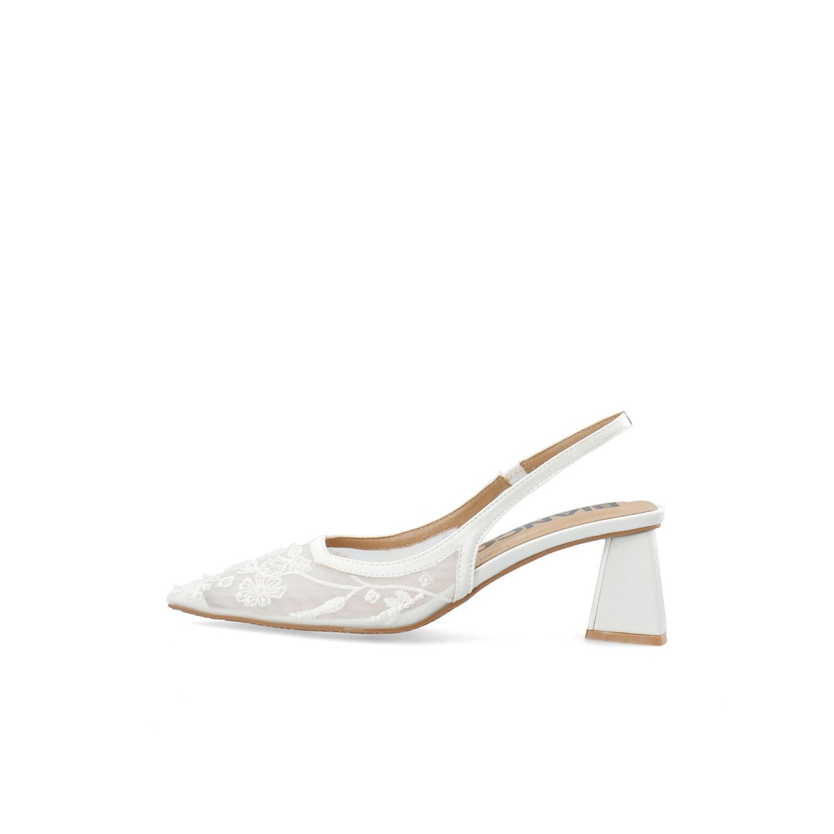 Chaussures À Bride Arrière offwhite, BIANCO