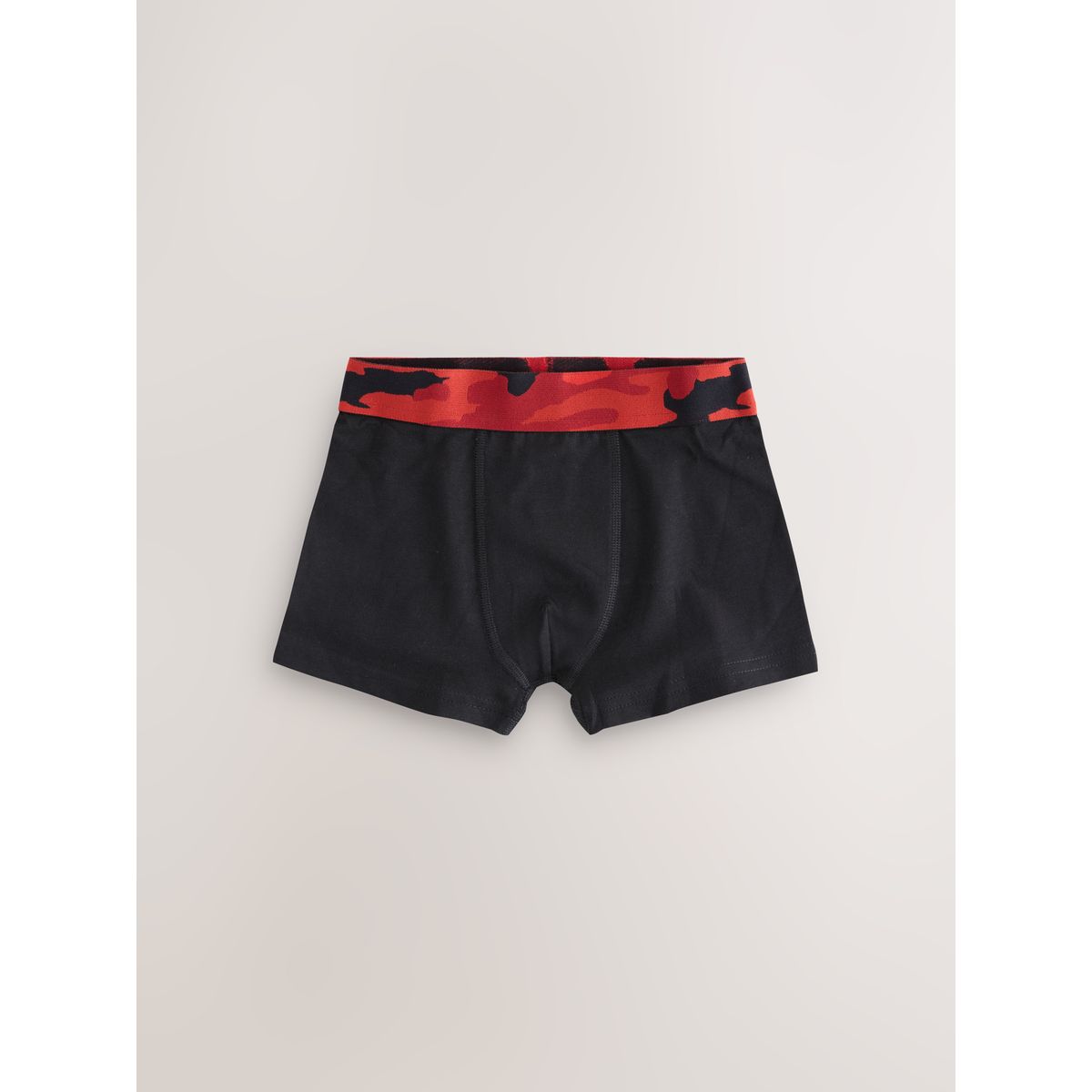 Boxer, lot de 5 noir avec ceinture camouflage, NEXT
