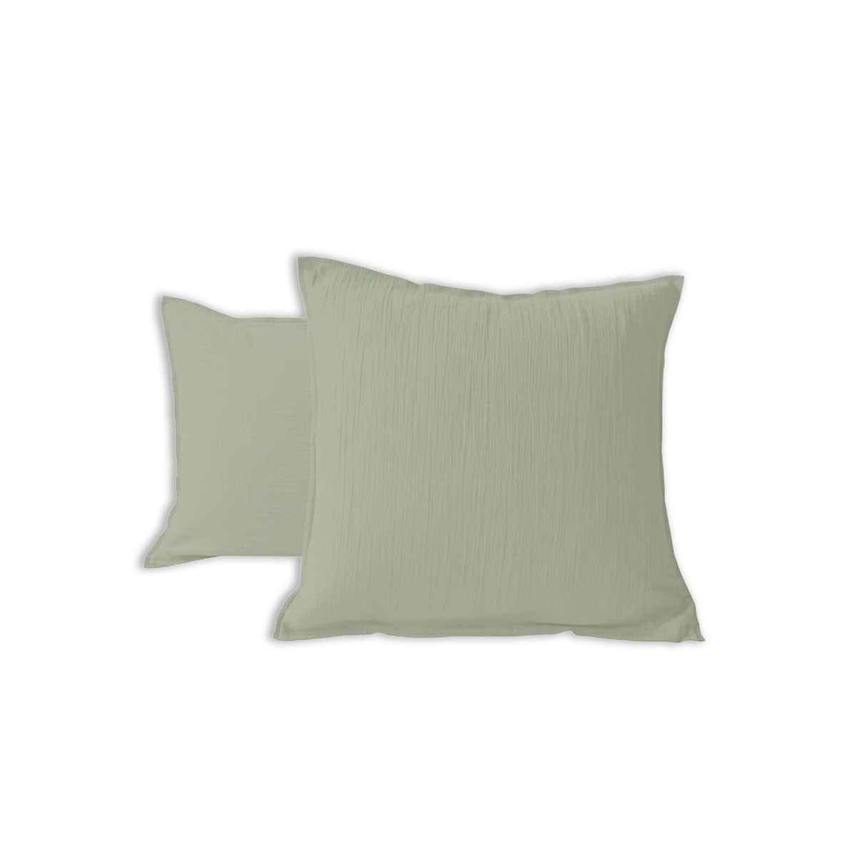 Taie D'oreiller - GAZE DE COTON gris taupe, TRADITION DES VOSGES