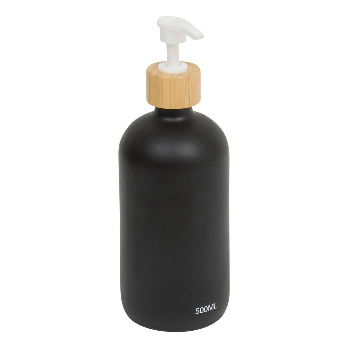 Lot de 3 distributeurs de savon 500 ml avec plateau bambou multicolore, 5FIVE SIMPLY SMART