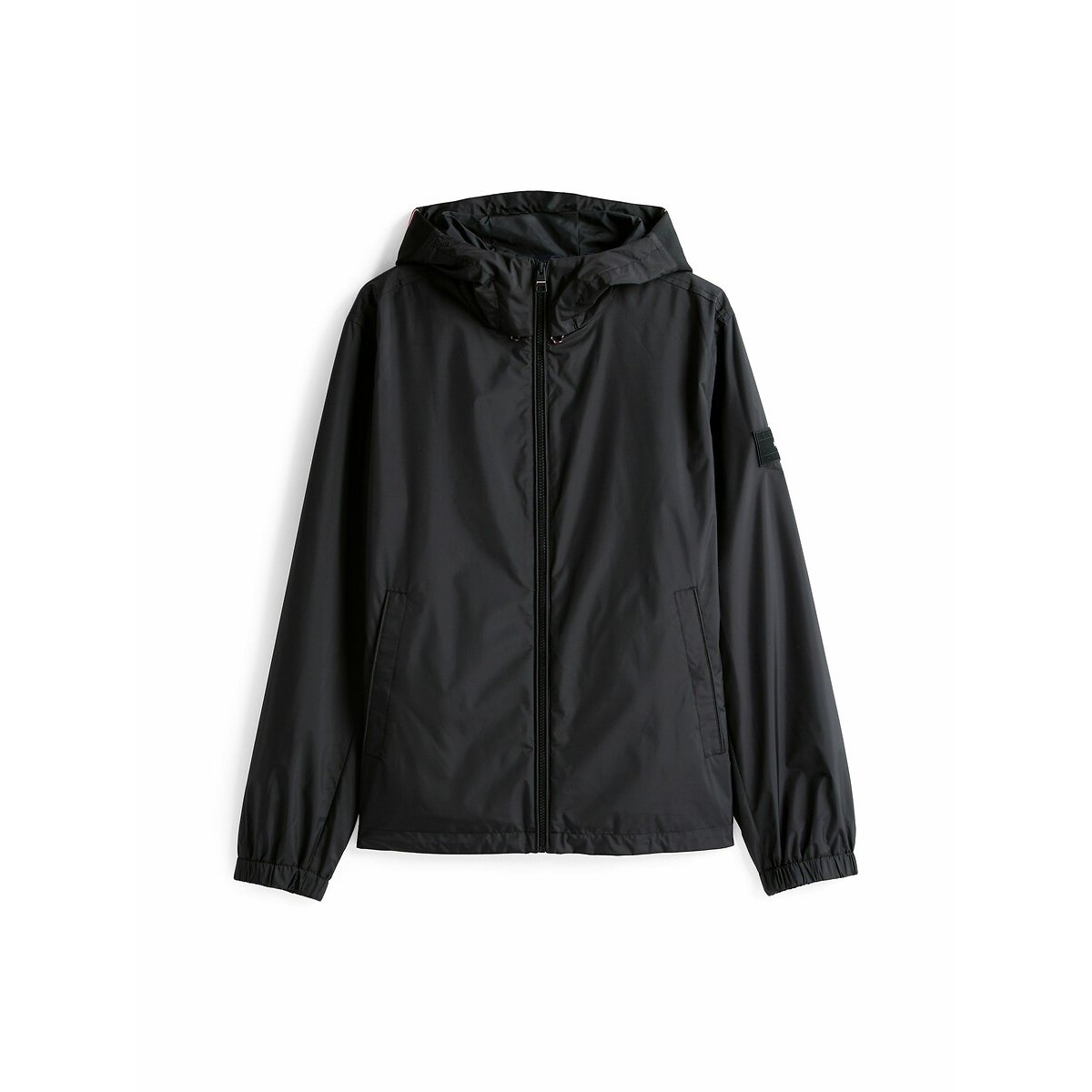 Giubbotto con cappuccio nero , TOMMY HILFIGER