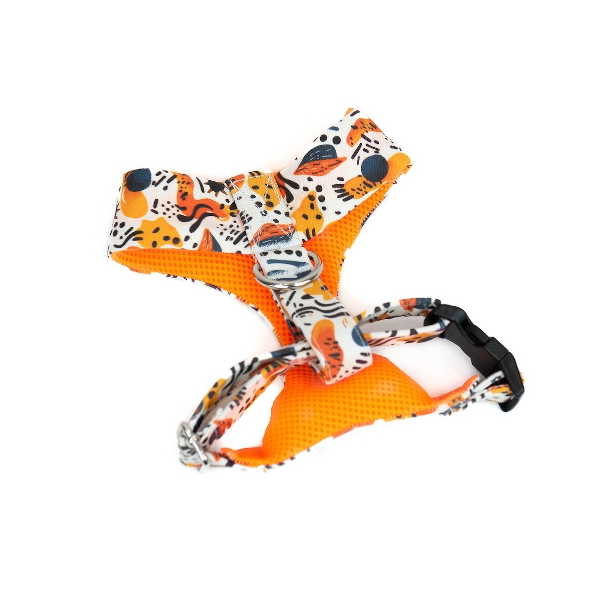 Peitoral Miori, Malü Pet Wear laranja, MALU PET WEAR