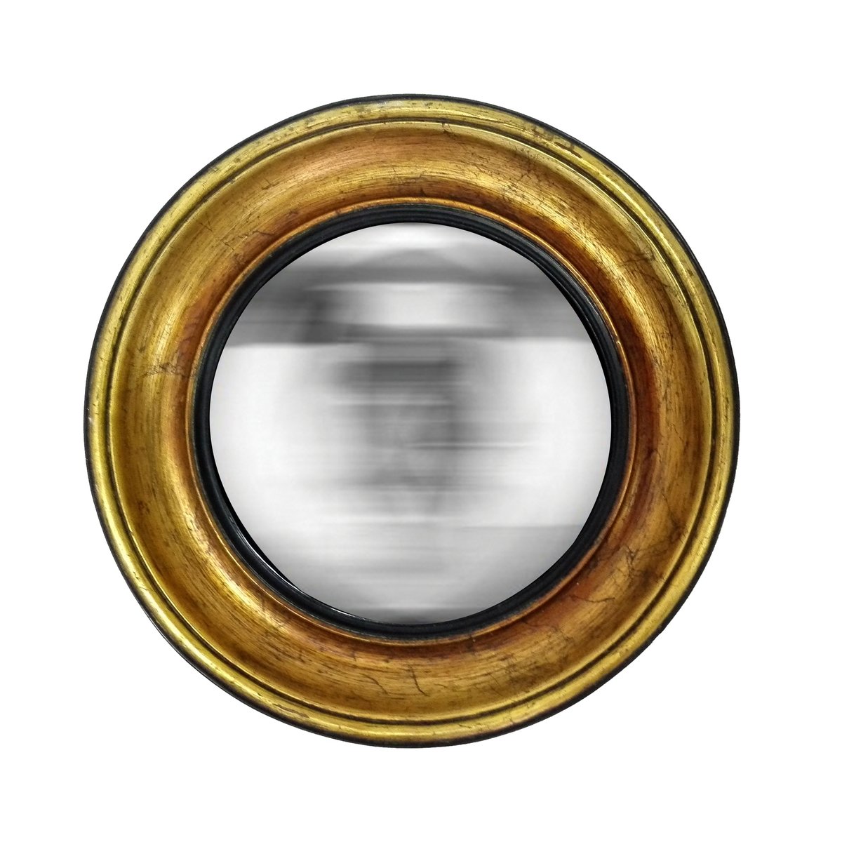 Miroir rond convexe 26x26cm or, EMDE