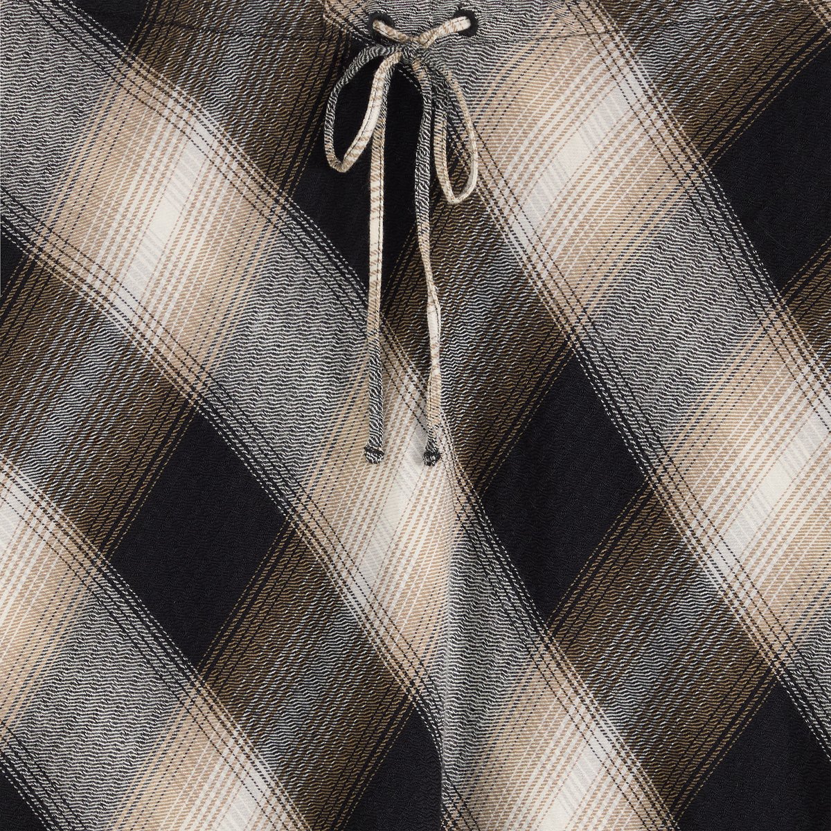 Jupe fluide Noemi marron - tessa shadow plaid v2 anthracite night, LEVI'S