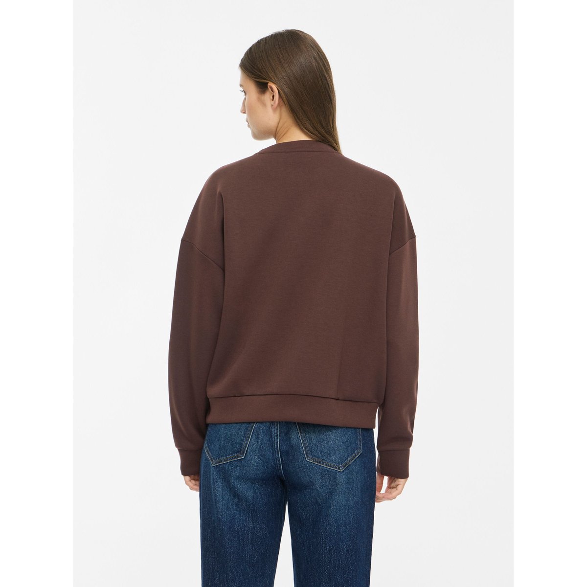 Sweat-Shirt À Manches Longues marron - coffee bean1, VILA