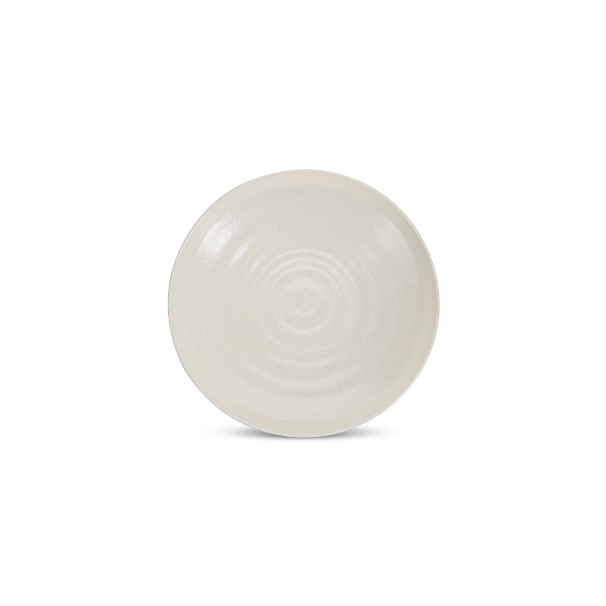 Lot de 4 assiettes creuses MOCHI beige, SP COLLECTION