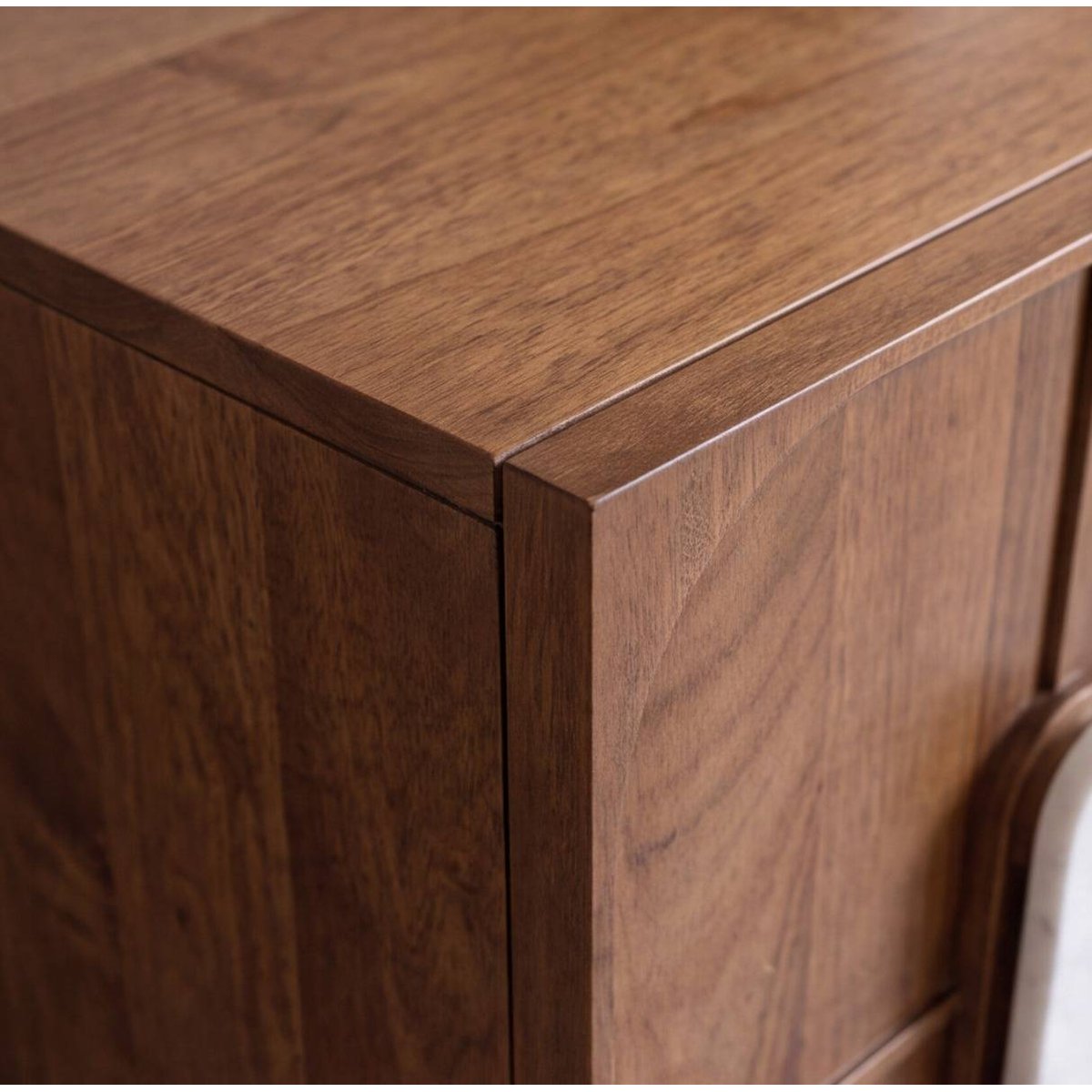 Buffet en bois de manguier et marbre AVENOR bois foncé, MADE IN MEUBLES