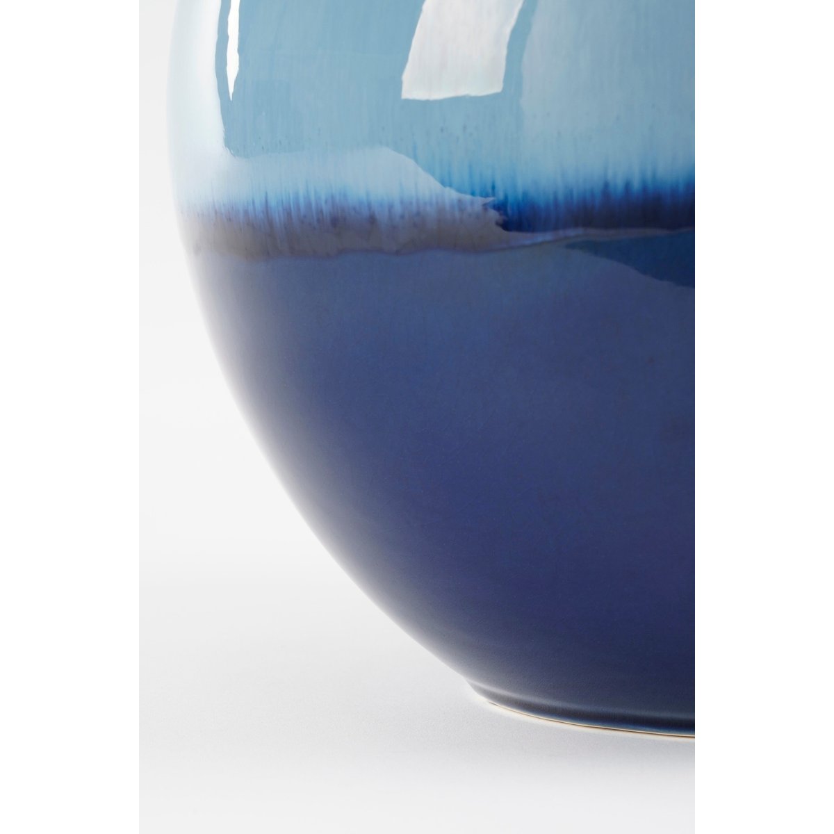 Vase H42 cm HOLM bleu, MICA DECORATIONS