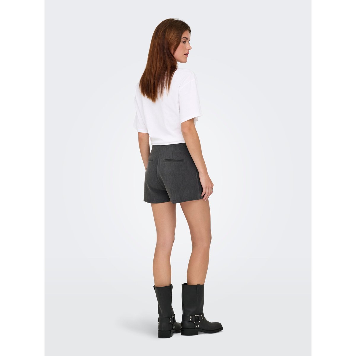 Jupe dark grey melange, ONLY
