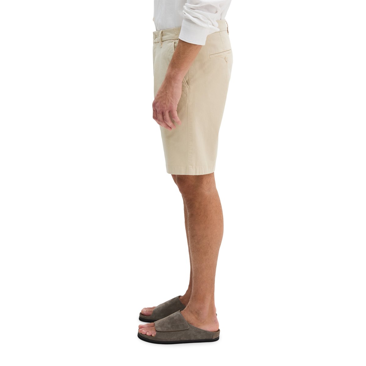 Short modèle Reso Jogger regular en qualité twill stretch douce beige, MARC O'POLO