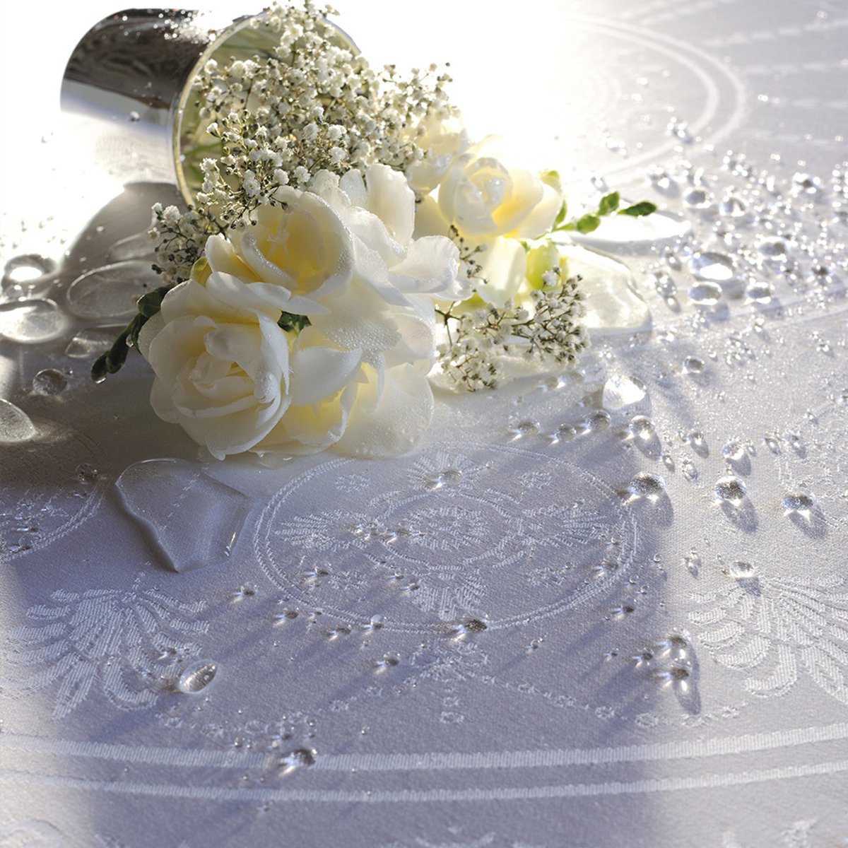 Set pur coton antitache ELOISE diamant, GARNIER THIEBAUT