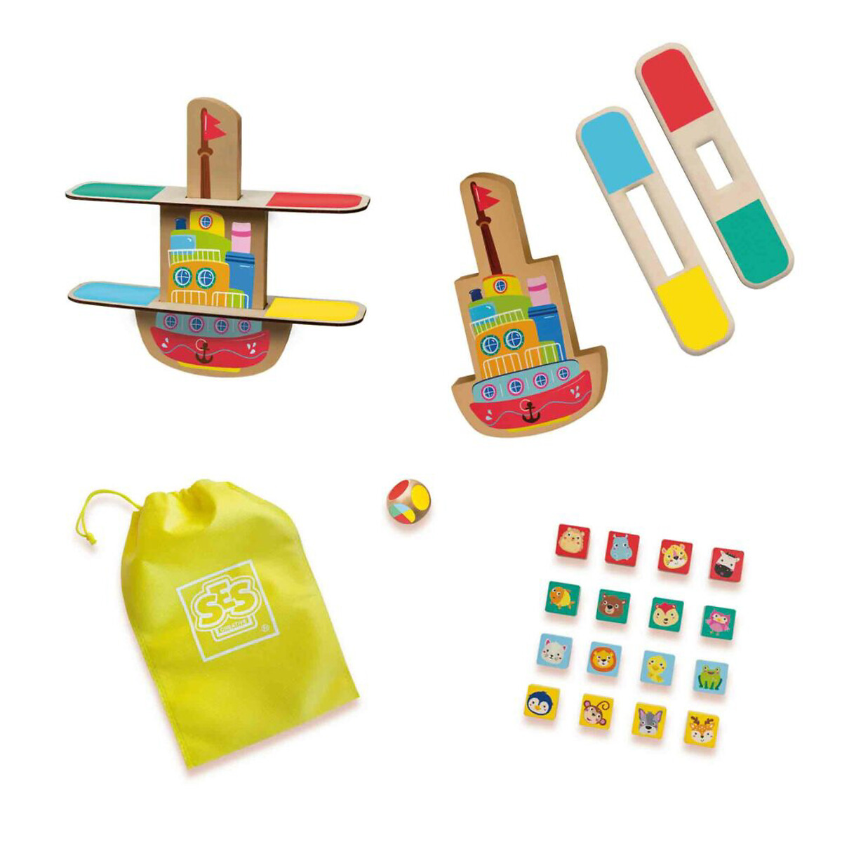 Jogo "Barco de equilíbrio", SES multicolor, SES