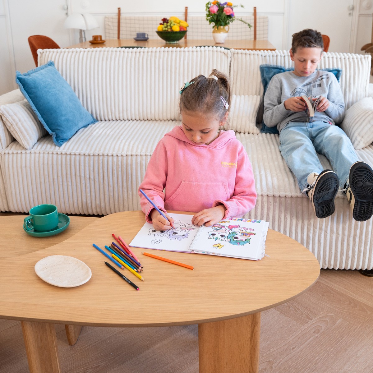 Table basse organique en bois - ARIA bois, HOMIFAB