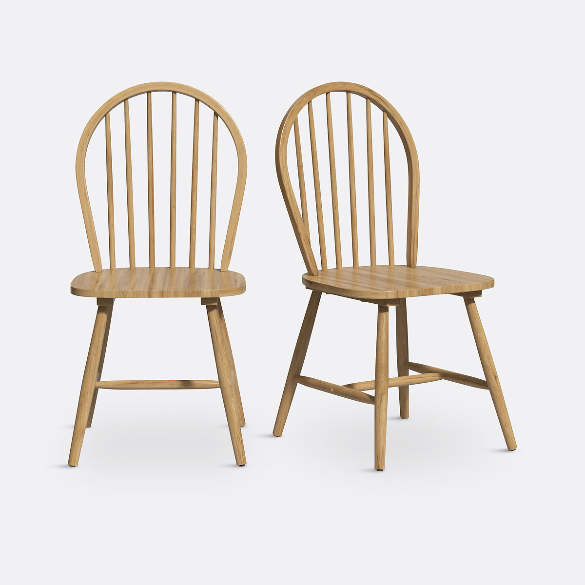 Lot de 2 chaises à barreaux, WINDSOR naturel, LA REDOUTE INTERIEURS