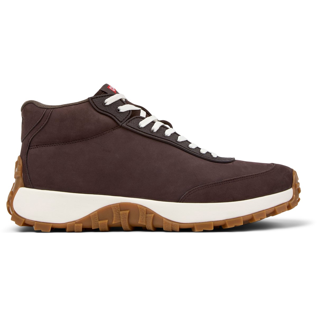 Sneaker-Bootie Drift Trail cuir marron foncé, CAMPER