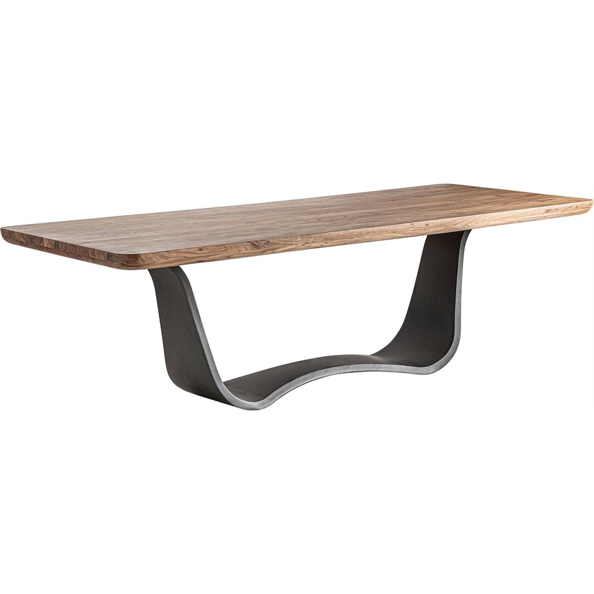 Table basse rectangulaire art déco en acacia noir naturel bois d'acacia, RECOLLECTION