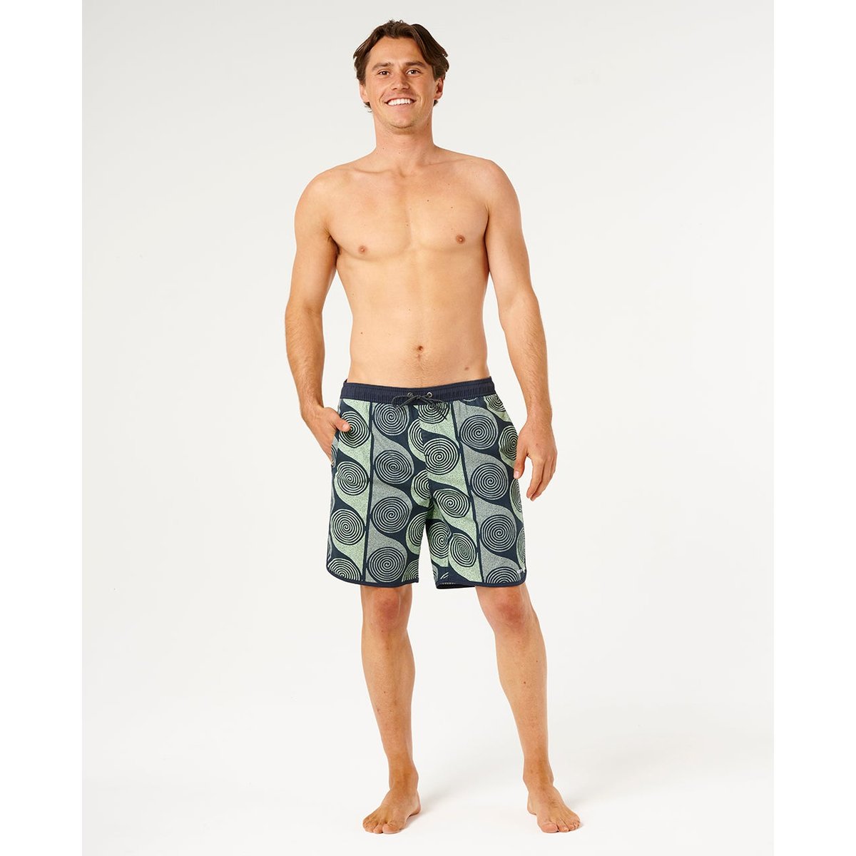 Short VOLLEY Artist of the SEARCH Spiral bleu marine foncé, RIP CURL