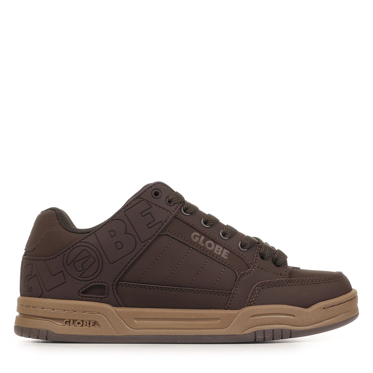 Baskets TILT brown blue tartan, GLOBE