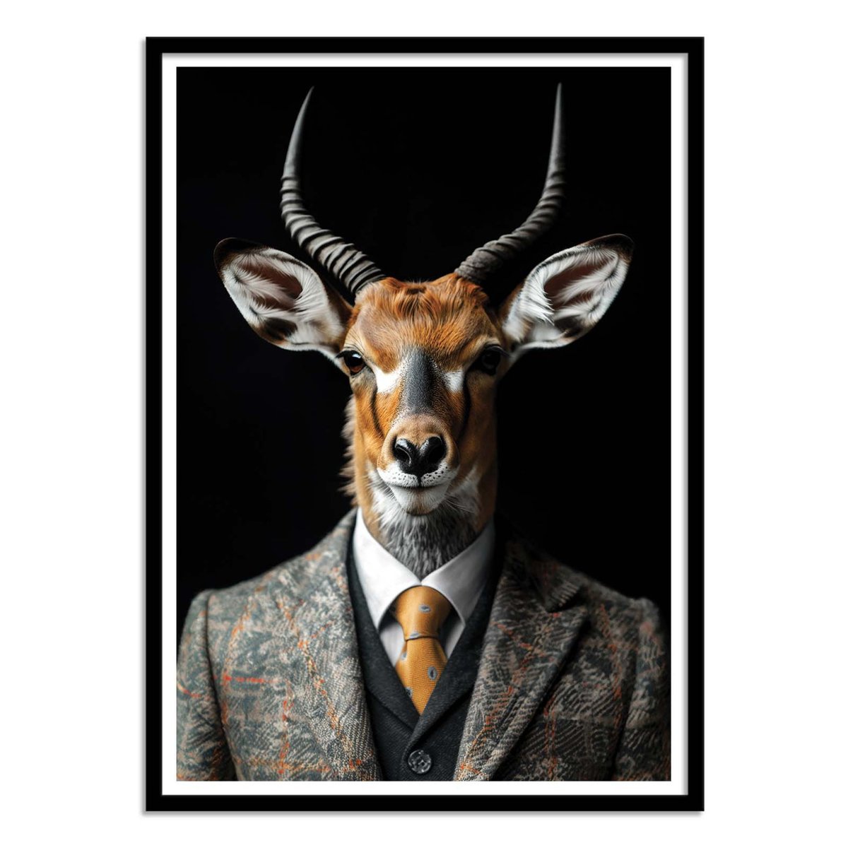 Affiche d'art - Impala Wild Suits - Philippe Hugonnard couleur unique, WALL EDITIONS
