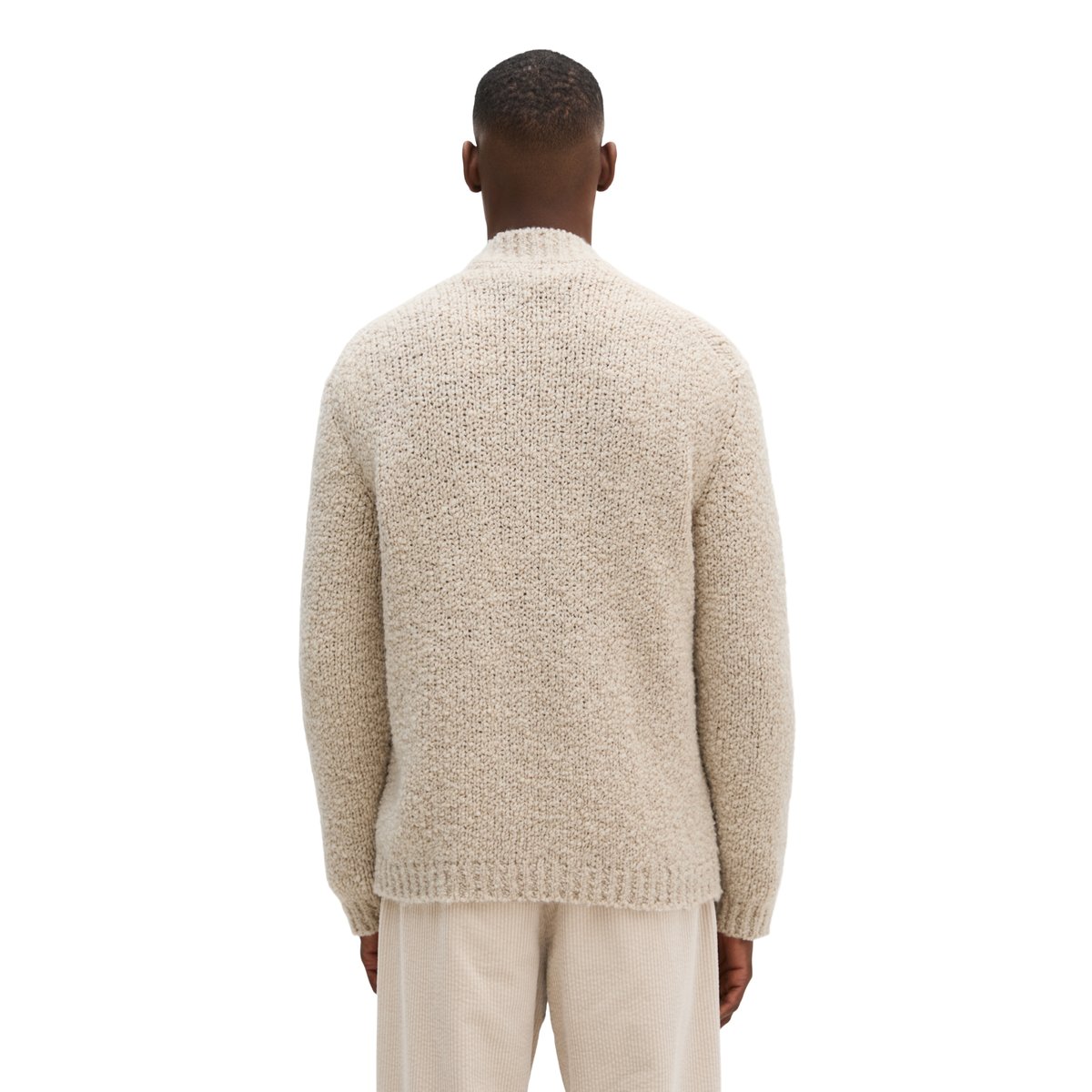 Pull oversize en mélange de laine vierge douce beige, MARC O'POLO