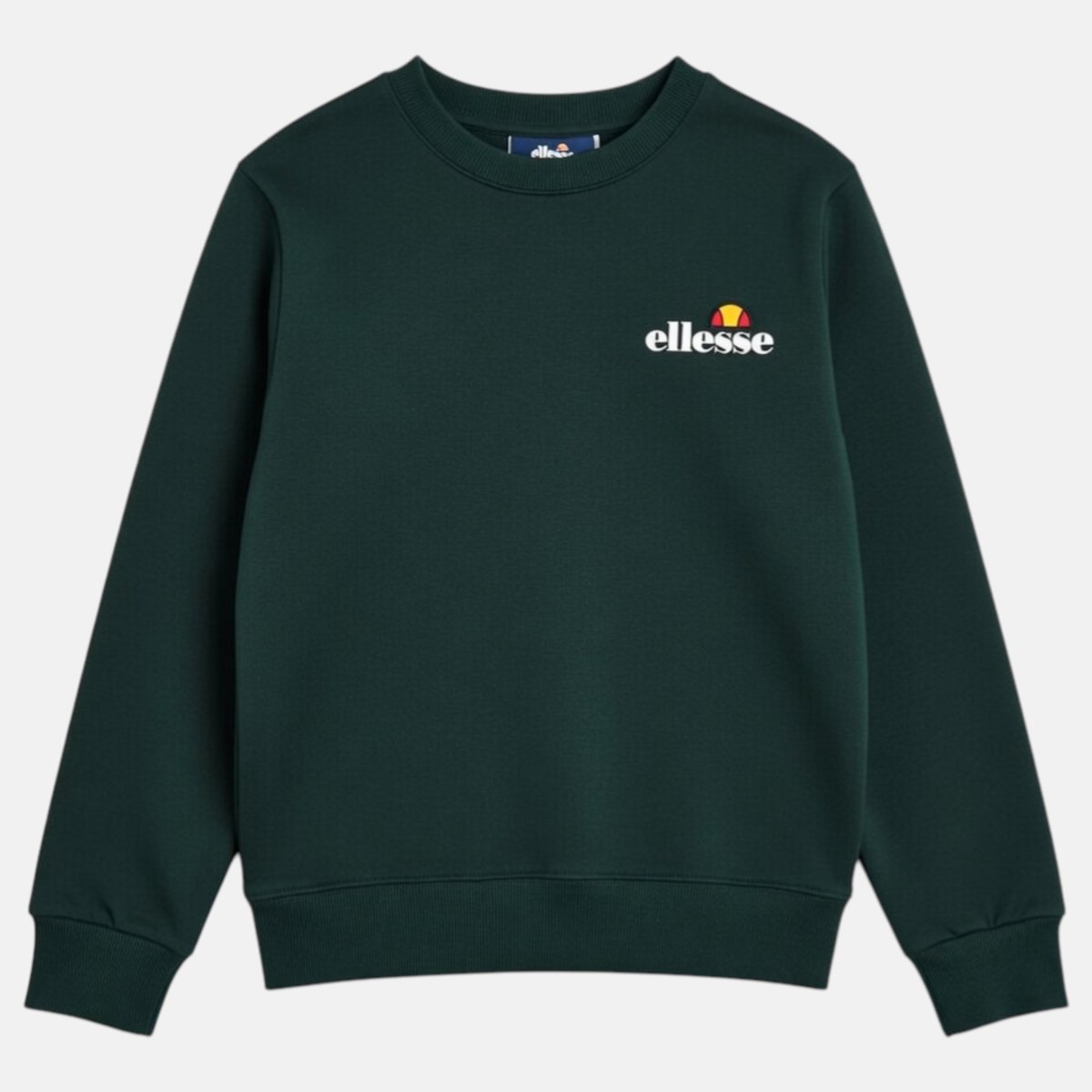 Ensemble sweat col zippé et pantalon de jogging TRAINING vert foncé, ELLESSE