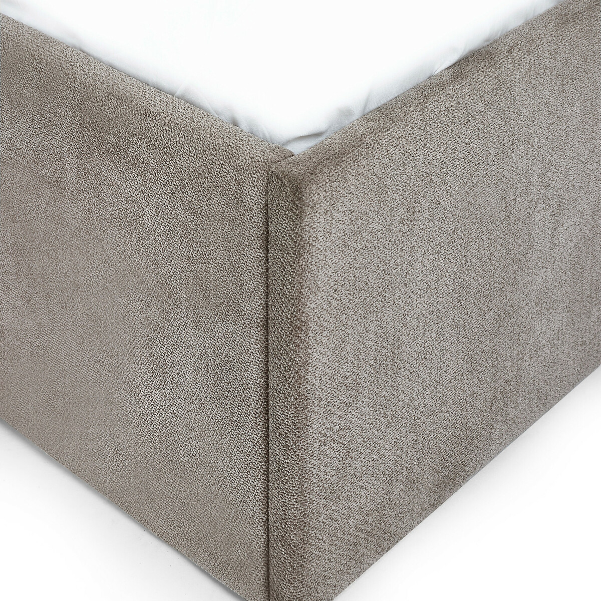 Elodie Chenille Upholstered Bed-In-A-Box grey, SO'HOME