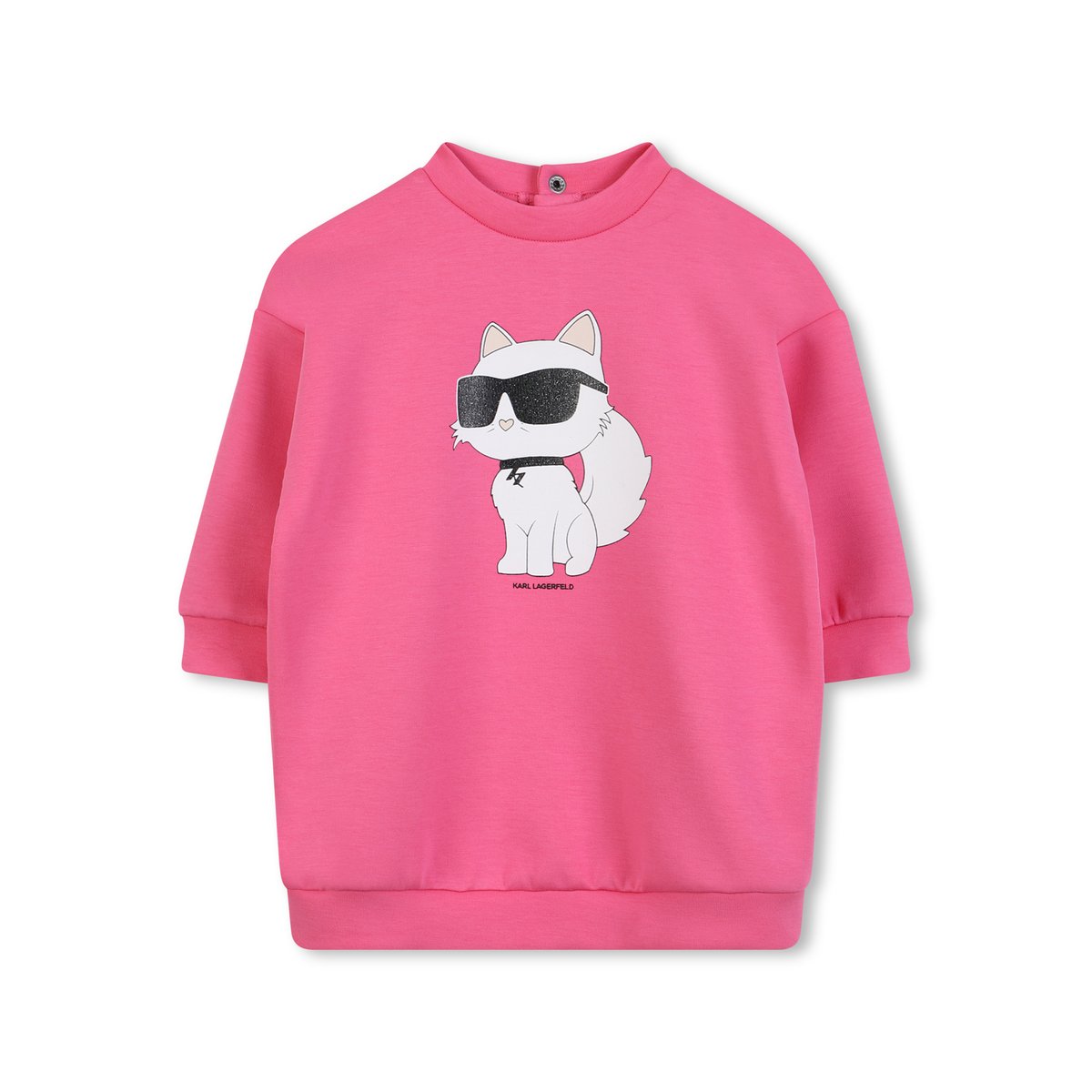 Robe à manches longues sangria sunset, KARL LAGERFELD KIDS