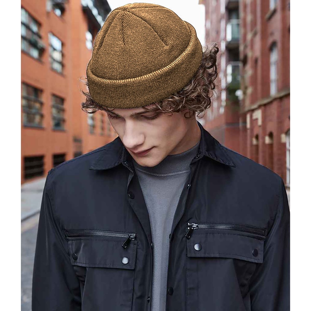 Bonnet beige foncé, BEECHFIELD