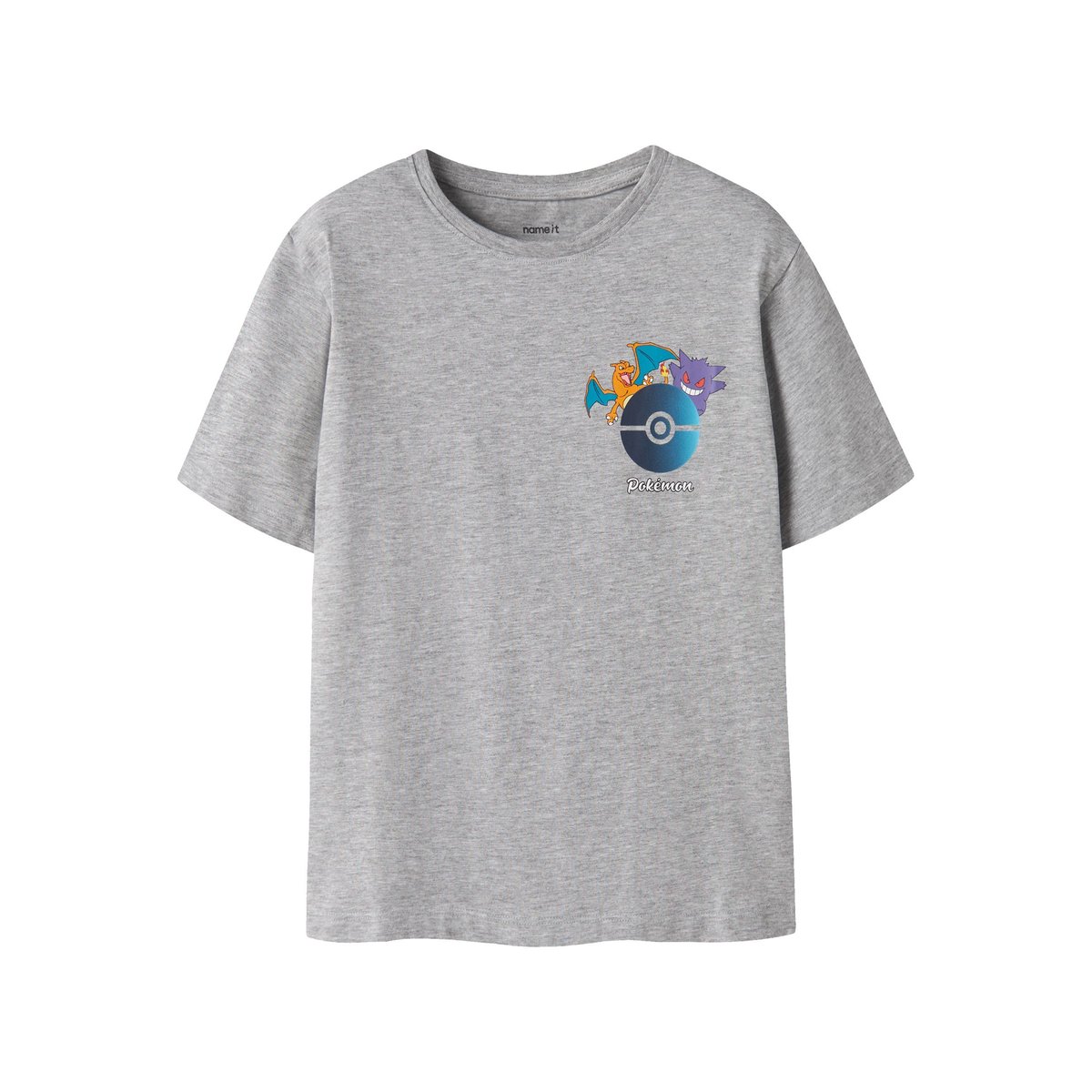 T-Shirt grey melange, NAME IT
