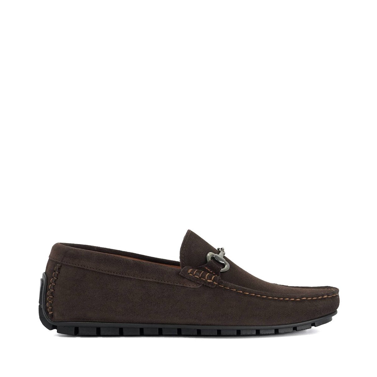 Mocassins à mors en daim - BRACKON brown-suede, DUNE LONDON