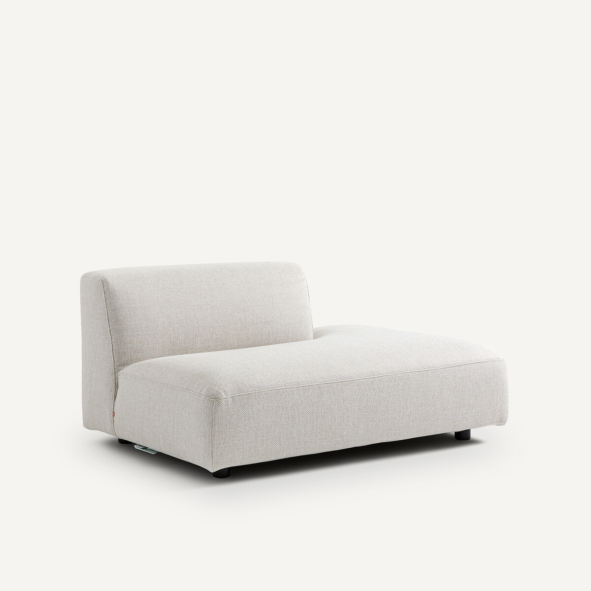 Halve zetel, klein model, gevlochten, Leki naturel, AM.PM
