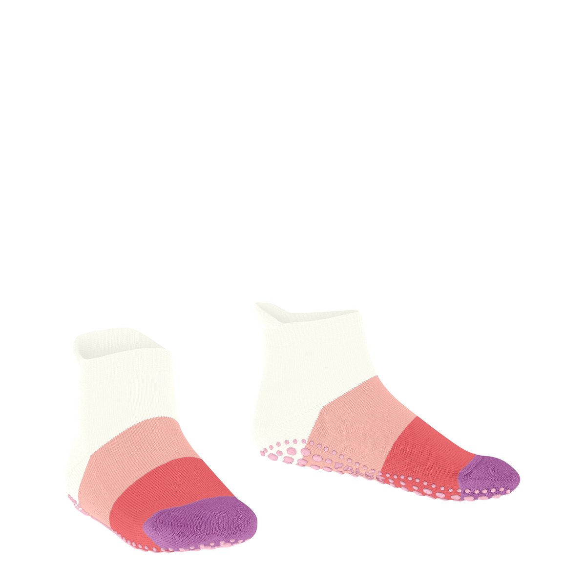 Chaussettes à picots Colour Block blanc, FALKE