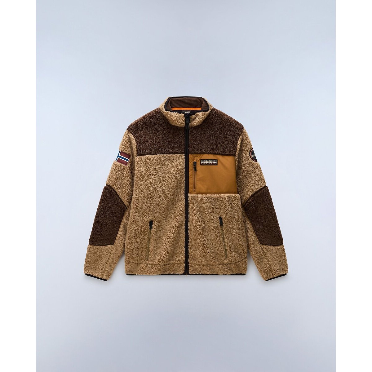 Polar con cremallera, Yupik beige/marrón, NAPAPIJRI