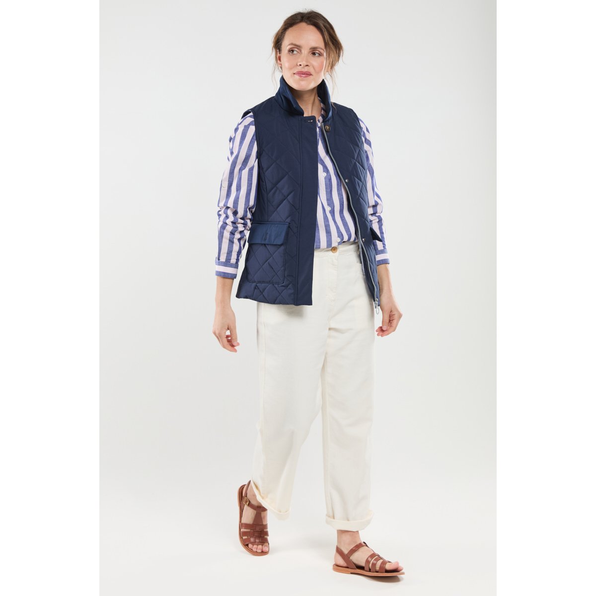 Veste sans manche BACCARAT marine, BERMUDES