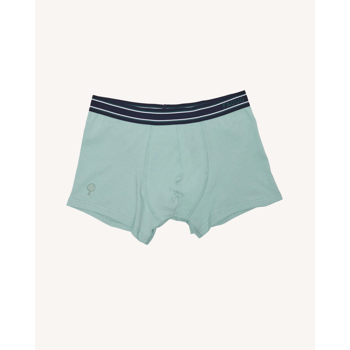 Lot de 3 boxers écru et lichen, FAGUO