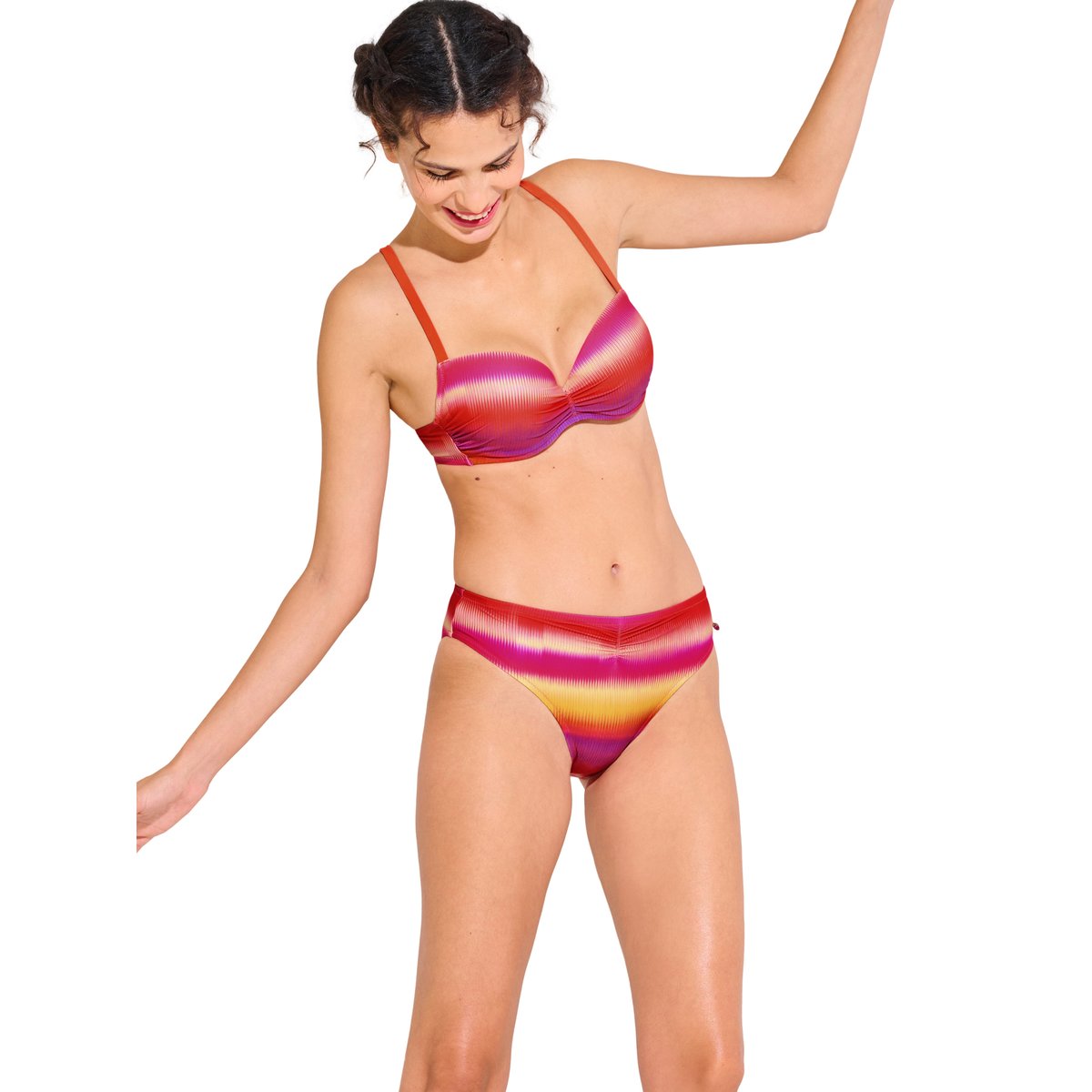 Haut maillot de bain préformé OSAKA rose, LISCA