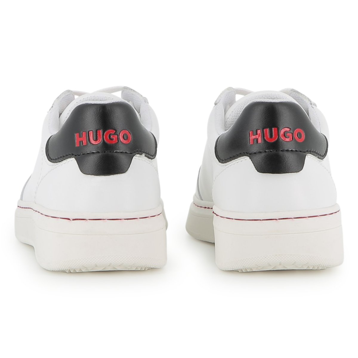 Baskets basse à lacets blanc, HUGO KIDSWEAR