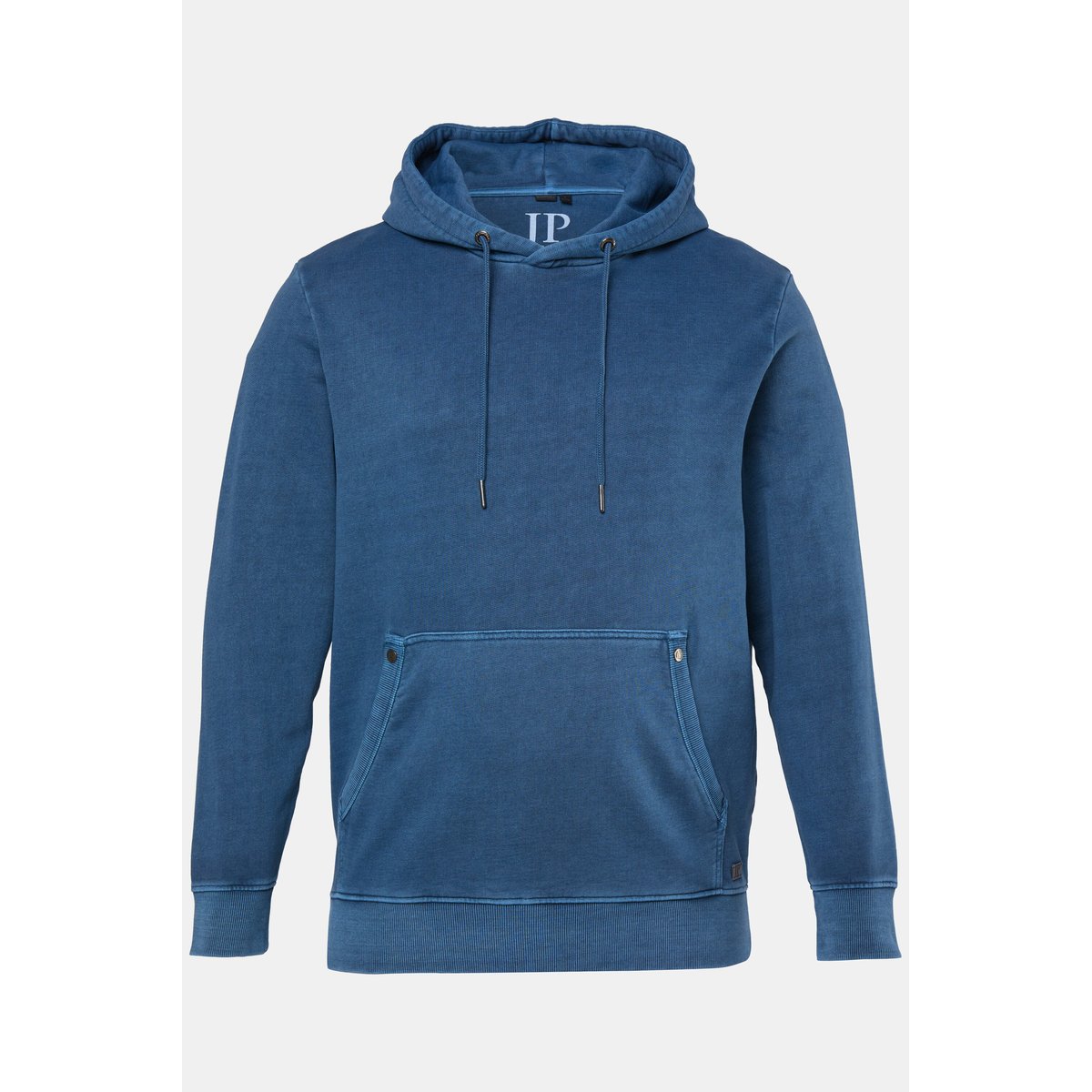 Sweat à capuche, look vintage, capuche bleu topaze, JP1880