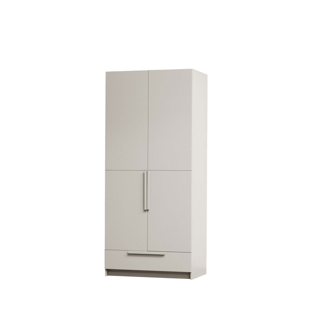 Armoire 2 portes en bois L95cm- PURE blanc, WOOOD