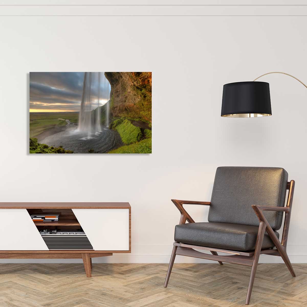 Tableau de Seljlandsfoss tableau alu dibond, HEXOA