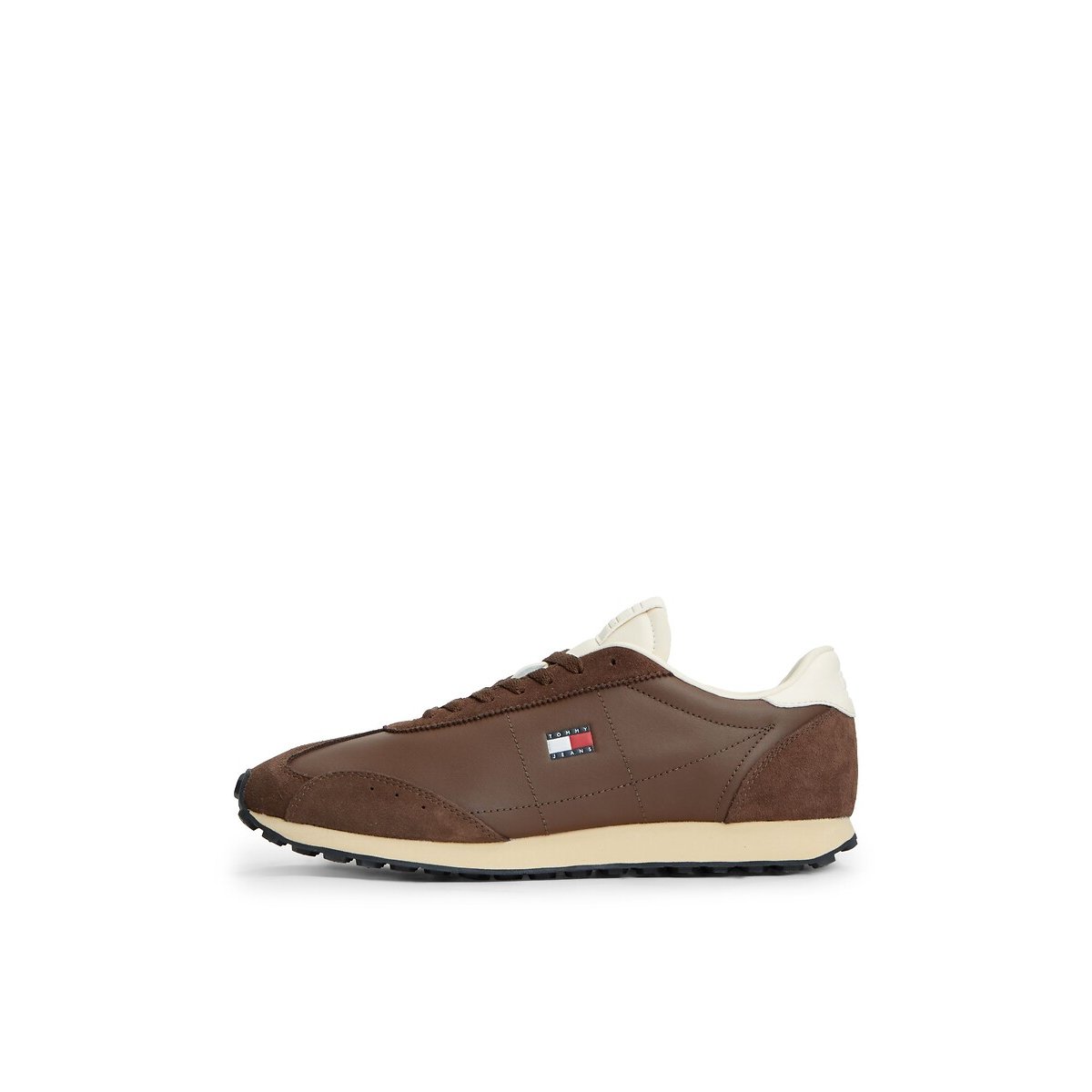 Baskets RETRO RUNNER ARCHIVE MIX MAT marron, TOMMY HILFIGER
