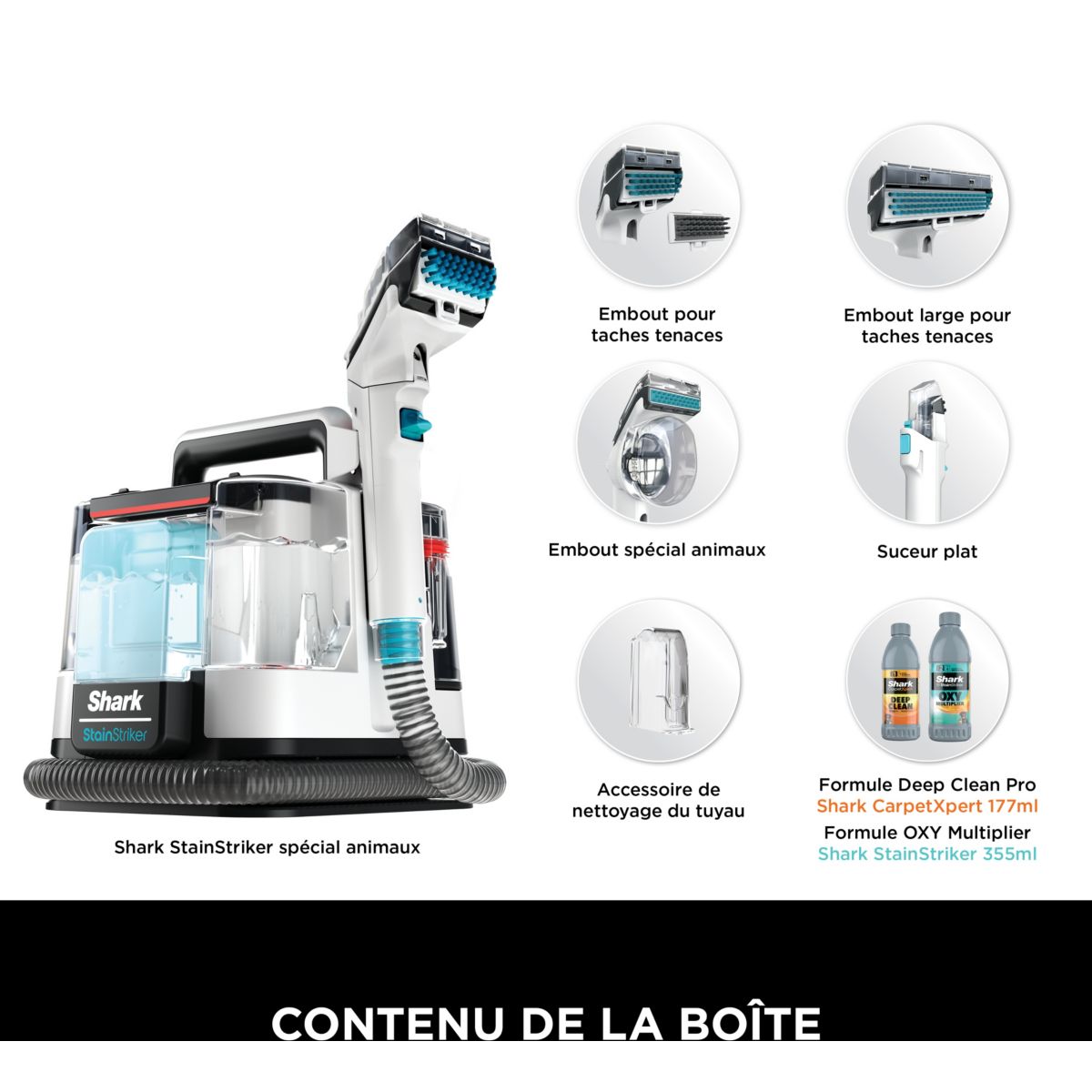 Nettoyeur détacheur StainStriker PX200EUT couleur unique, SHARK