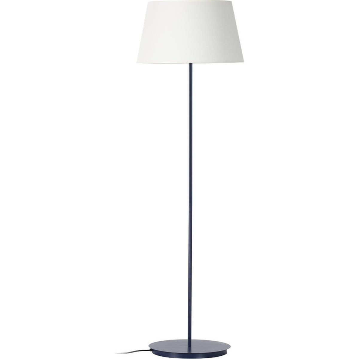 Lampadaire métal graphique sans abat-jour bleu marine, RECOLLECTION
