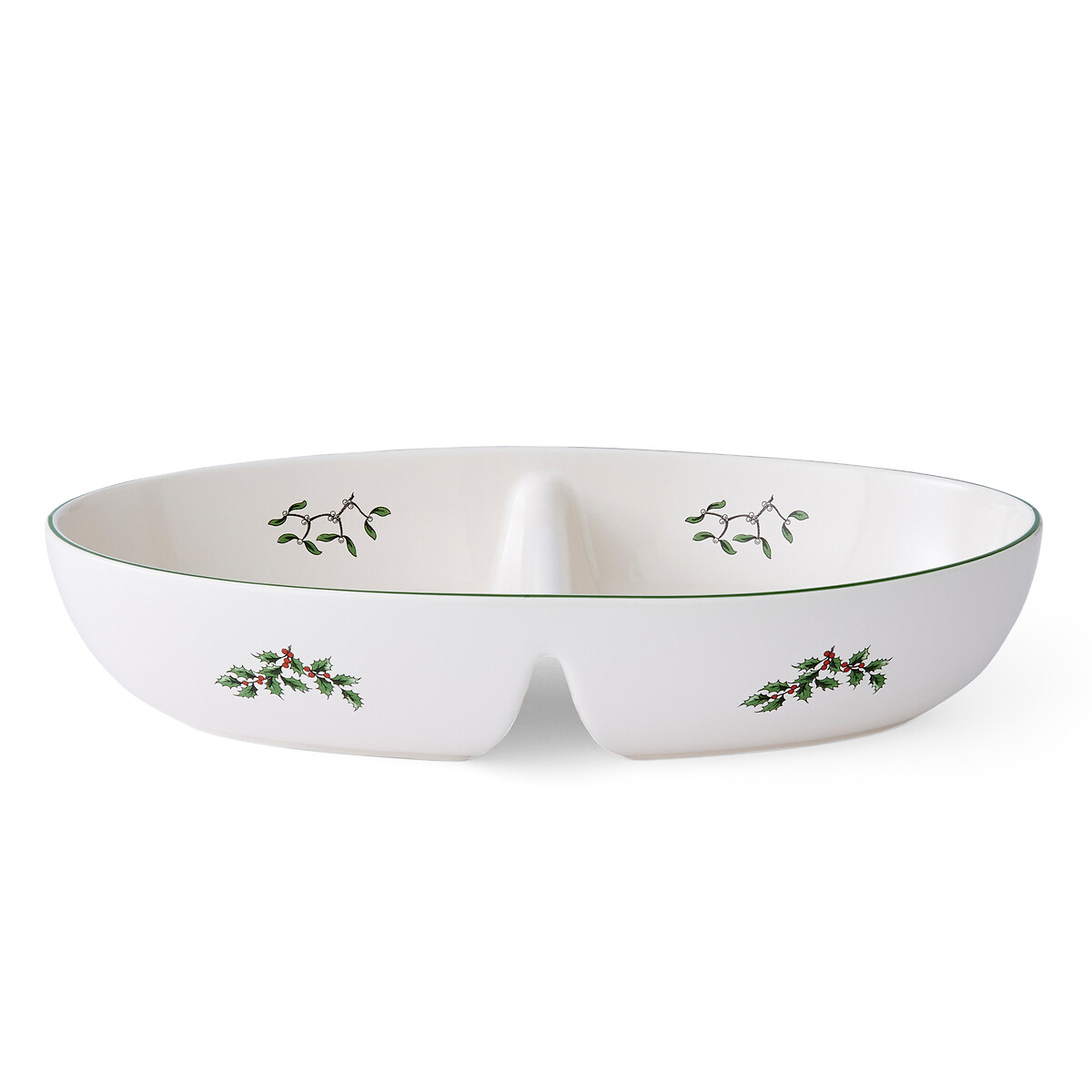 Christmas Tree Large Divided Server white, SPODE